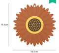 向日葵隔熱餐墊｜矽膠｜防滑設計｜柔韌性強｜容易清洗