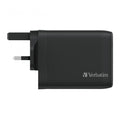 日本 Verbatim 66545 66546 4 Port 100W GAN USB 充電器