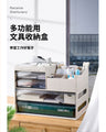 多功能文具收納盒｜多種收納｜透明可視｜特大容量