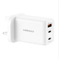 香港品牌Momax｜UM20 One Plug 3-USB 智能GaN快速充電器65W｜香港行貨