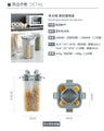 多分格密封食物盒｜一盒多用｜防水防潮｜密封防漏