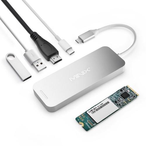Minix｜Neo S2 Neo S4 4-IN-1 USB-C Multiport Storage Hub SSD 儲存器及擴充器｜香港行貨 ...
